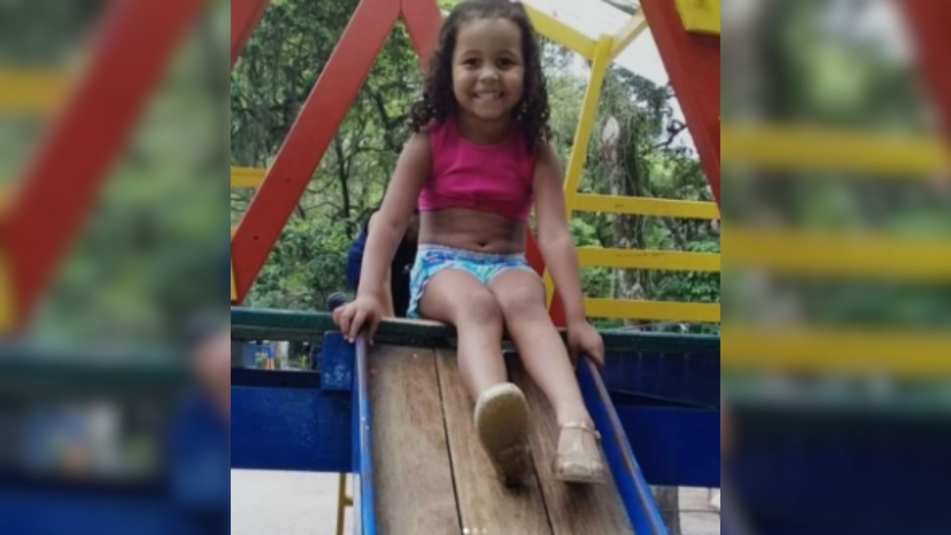 Foto da menina Ana Clara Machado divulgada pela ONG Rio de Paz