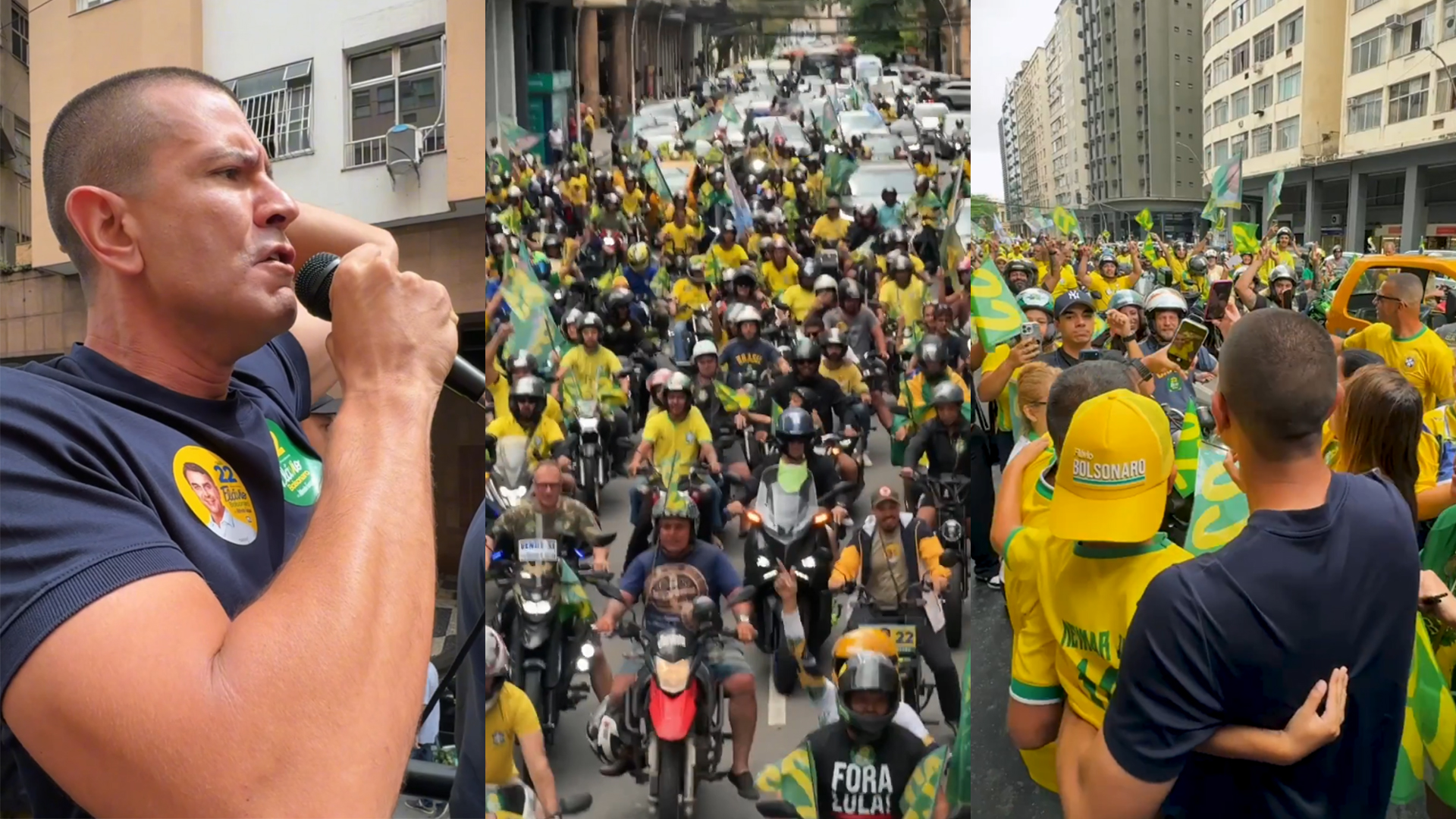 Carreata com Douglas Ruas em apoio a Flávio Bolsonaro em Niterói