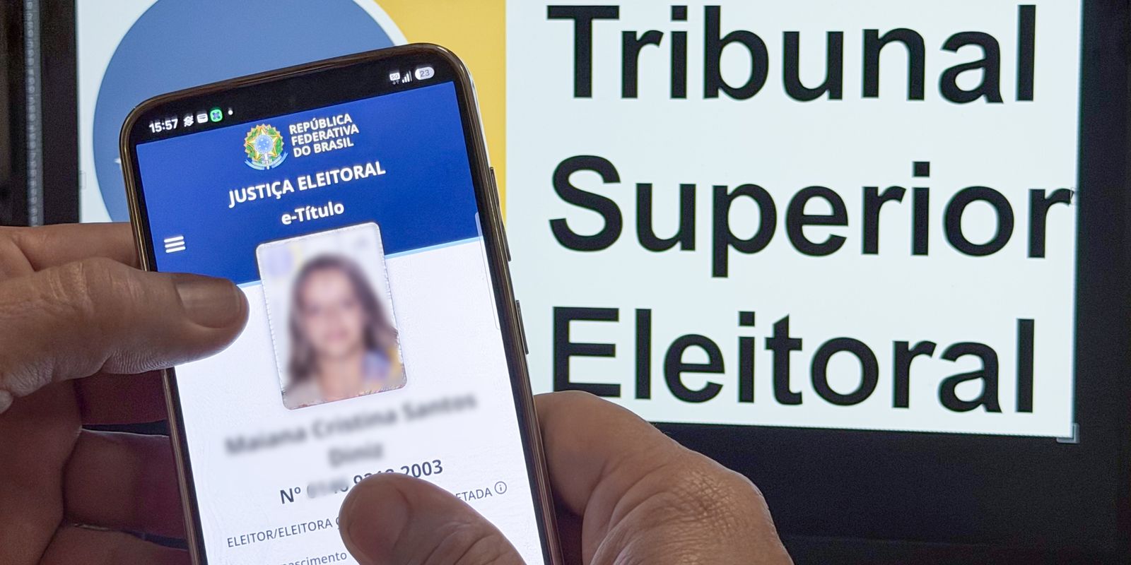 Urna eletrônica usada nas eleições de 2026
