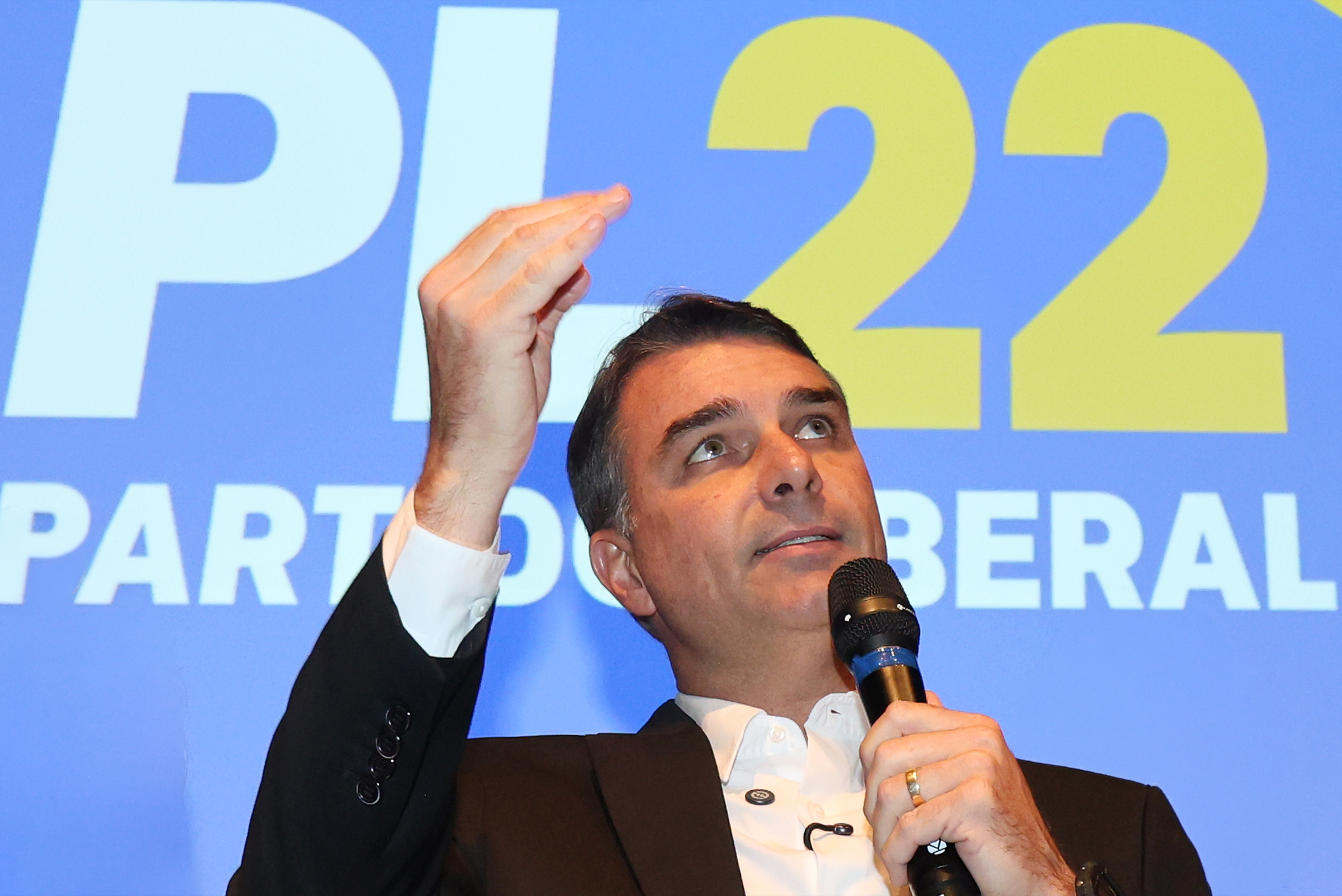 Flávio Bolsonaro, candidato do PL à Presidência